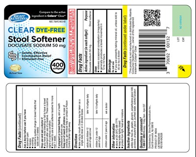 400 (Ndc Rr Stool Softener Clear Softgel 400ct 09.11.26)